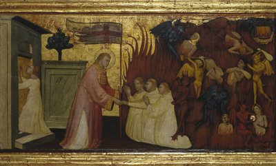 Saint Lawrence Liberates Souls from Purgatory by Lorenzo di Niccolò